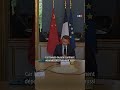 Emmanuel macron  xi jinping  nous sommes  un tournant de notre histoire