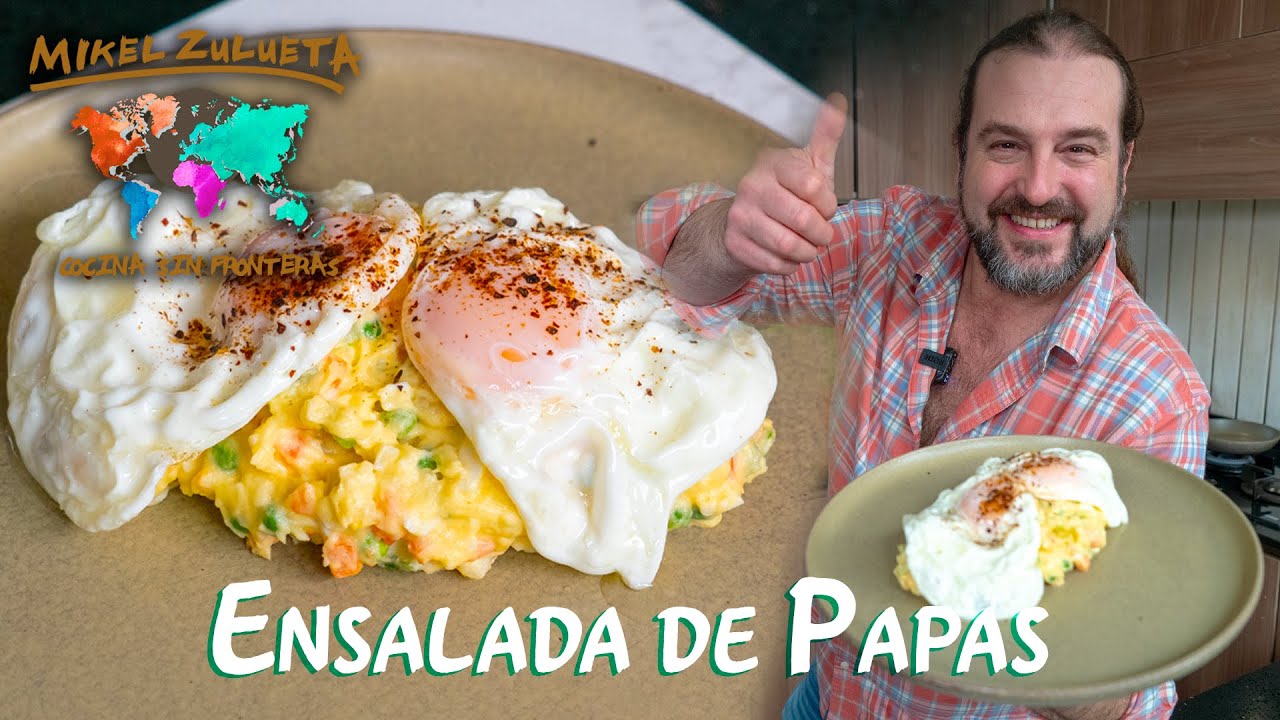 ENSALADA DE PAPAS!!! Tibia, cremosa. Simplemente espectacular.