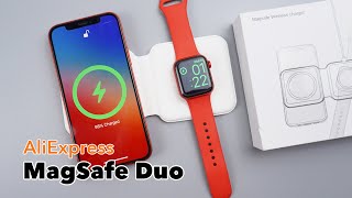 Aliexpress Magsafe Duo Charger Clone & Unboxing & Test