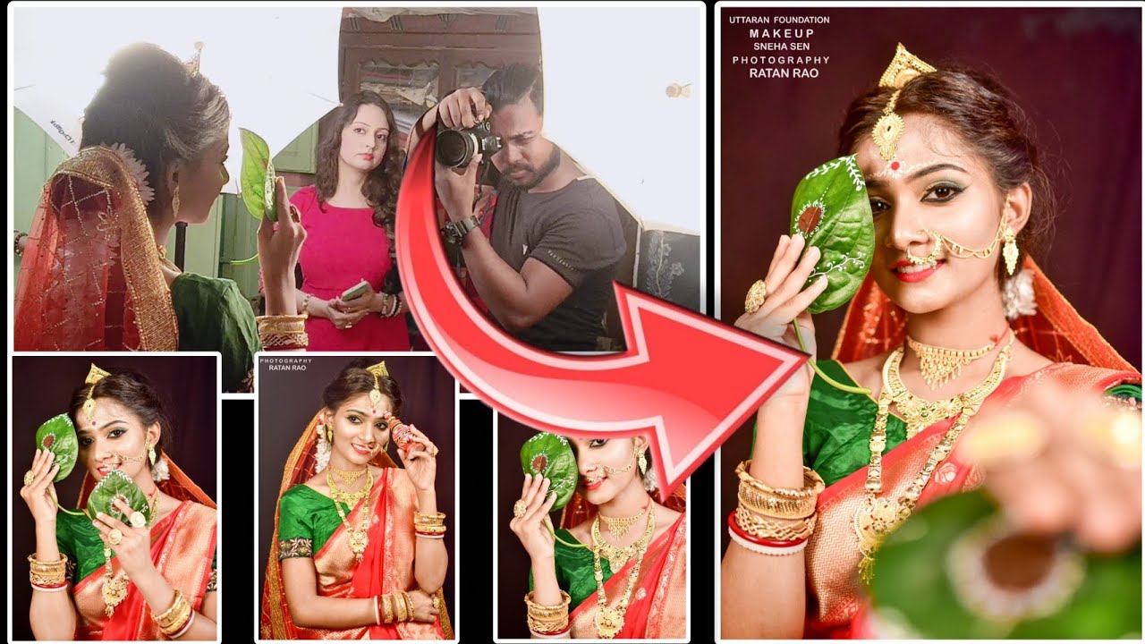 Rathan Rao Bridal Look Photoshoot || Bridal Look Poses || Ratan Rao - YouTube