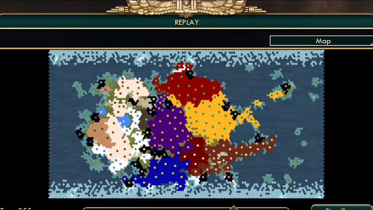Civ 5 Zulu Diety Huge Domination Replay