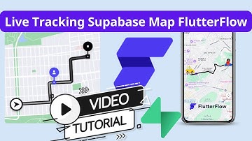 Live Tracking Supabase Map FlutterFlow Tutorial #flutterflow #supabase