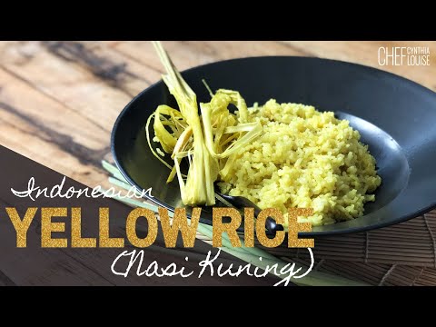 how-to-make-indonesian-yellow-rice-(nasi-kuning)-video-recipe---vegan-and-gluten-free