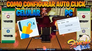 COMO CONFIGURAR AUTO CLICK NO SHINDO LIFE PC E CELULAR