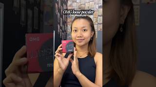 OMG Ultra Blur Loose Powder shade 04 Medium, ini hasilnya di medium tan skin aku. #OMGMedium04