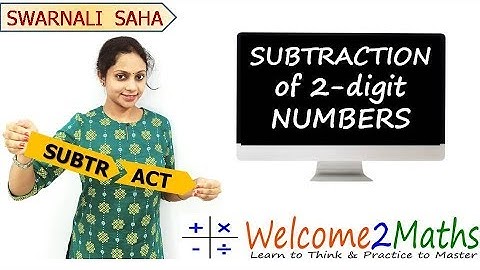Subtraction of 2-Digit Numbers without borrowing  |Class 1 to 5 | Subtraction concepts|