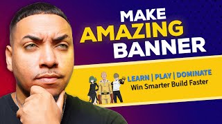 How To Make An Amazing Youtube Banner (beginner Tutorial)