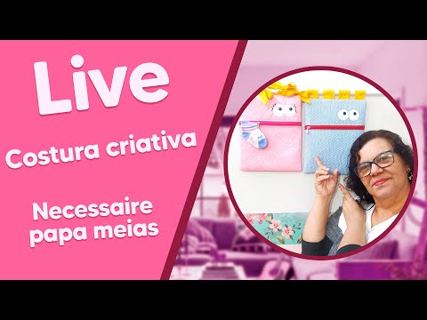 LIVE de Costura Criativa com Elaine Redhd - Papa Meias