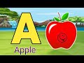 Phonics Song 2 with TWO Words in 3D - A For Airplane - ABC Alphabet Songs with Sounds for Children