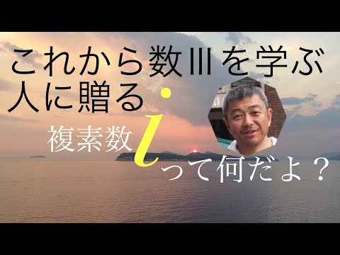 これから数Ⅲを学ぶ人に贈る。複素数って何だよ？iって何？