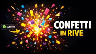 How to Create Confetti Animation in Rive (Beginner Tutorial)