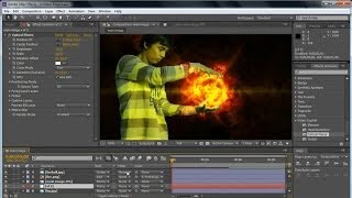 Fireball in Hand - Adobe After Effects Tutorial