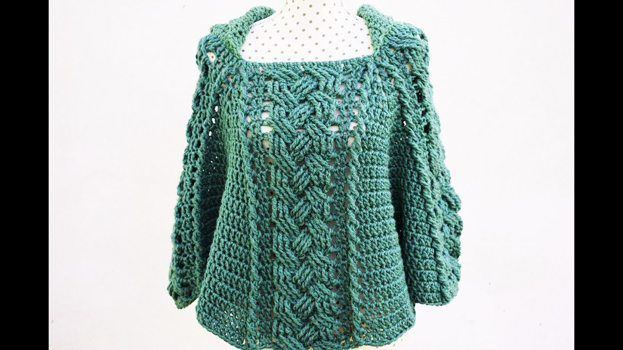 Poncho o capa mujer a crochet MAJOVEL muy fácil y rápido #crochet #ganchillo - YouTube
