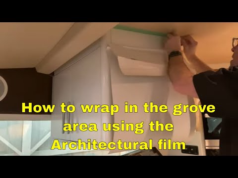 Learn how to wrap in the grove area using the Architectural film