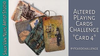 Altered Playing Card Challenge, Creating Card #4