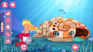 Princess Home Dress Up 3 - Mermaid  Princess & Home design screenshot 3