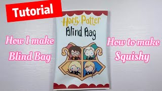 Harry Potter blind bag tutorial 🪄How to make blind bag #diy #papercraft #papersquishy #harrypotter