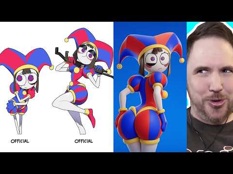 FORTNITE'S OFFICIAL POMNI GOT THE ENTIRE INTERNET ACTING CRAZY - Video Game Memes