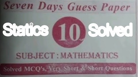 [Class 10] Maths 2023 PoleStar solution Statics Page-41 (Ques-18) Part-3. Solved By Pawan Sir