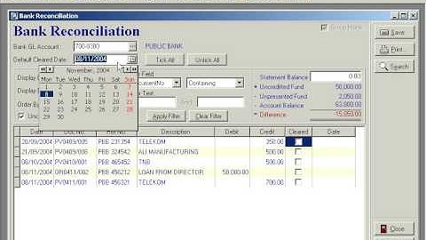 QnE Video Training - 14. Bank Reconciliations