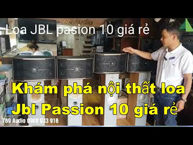 Chi tiết nội thất bên trong loa JBL Pasion 10 nhập khẩu giá rẻ tại 769 Audio 0909 933 916