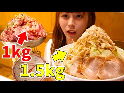 【大食い】今年もときわ亭の1kg盛りメニューを爆食い！！