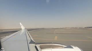 Egyptair take off in Cairo and landing in Abu Dhabi