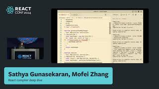 How React compiler works - Sathya & Mofei | #ReactConf2024 Net Worth