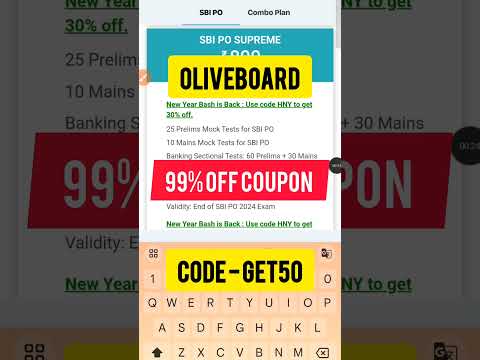 oliveboard coupon code | oliveboard mock test coupon code