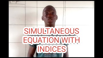 Simultaneous Equation with Indices