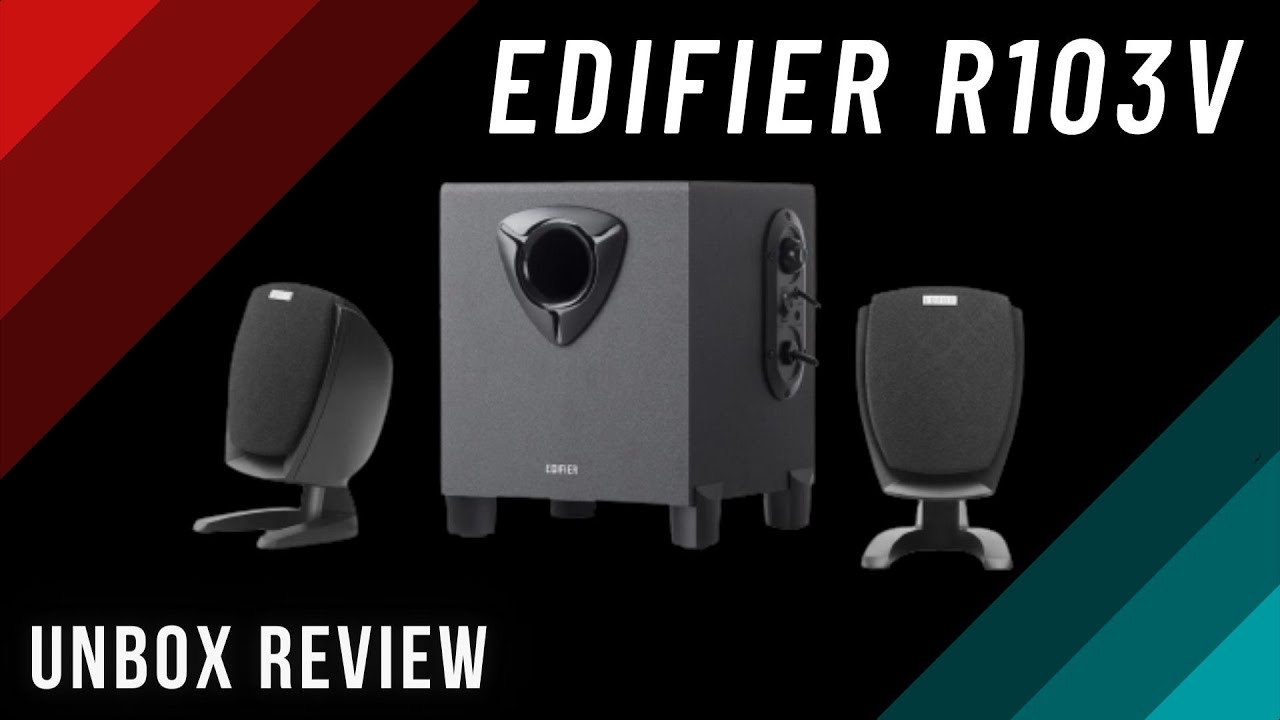 EDIFIER R103V | Speaker System (Unboxing) - YouTube
