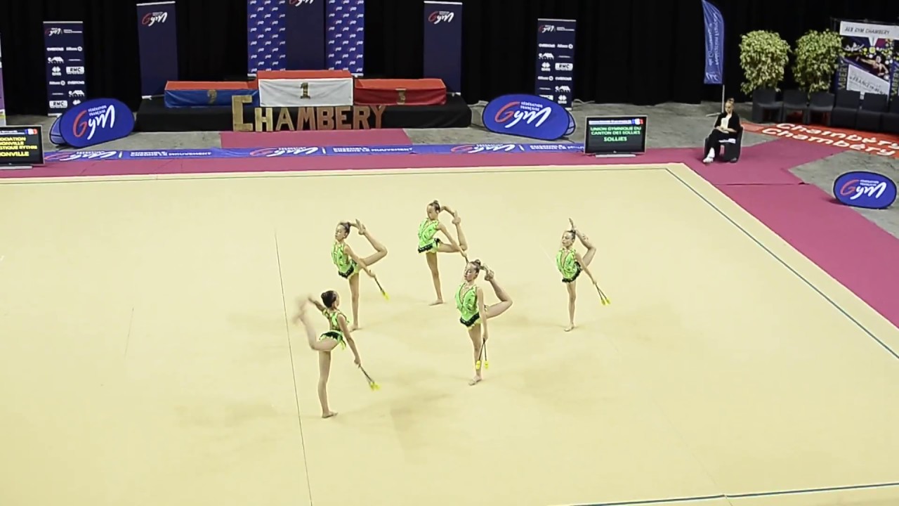 GR Solliès Nationale ensemble 13 ans et moins Vice Championne de france 2018 Chambery