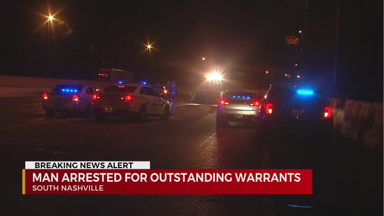 Man with outstanding warrants arrested on Interstate 440 - YouTube