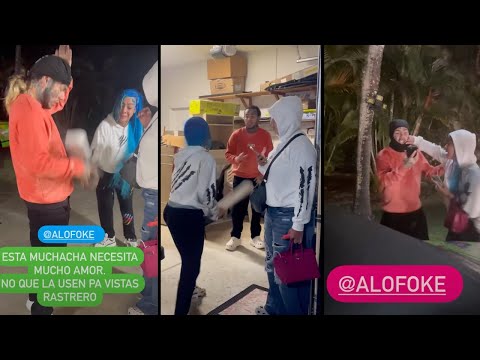 Tekashi 69's Girl Tries To ST*B Him (Full Video)