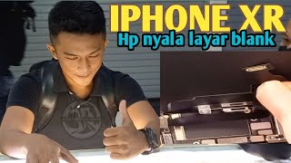 Servis Hp iPhone XR Layar Blank Hitam | Bongkar Iphone Xr | Belajar Servis Hp  Pemula