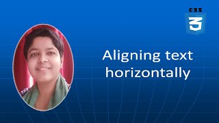 CSS: How to align text in a web page