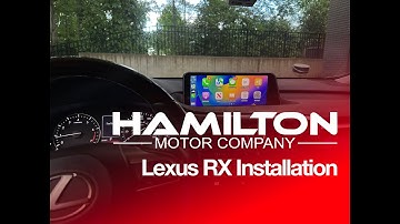 2016-19 Lexus RX Apple Carplay Conversion Kit Installation Video - Complete Screen Replacement Kit
