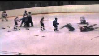 Batalha campal no hóquei em gelo