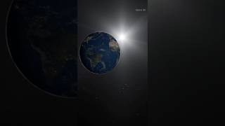 Earth and sun from space #earth #moon #sun #universe #planets #cosmos #galaxy