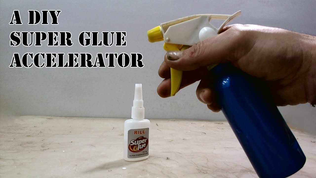 A DIY Super Glue Activator-Deactivator - How to fast dry super glue