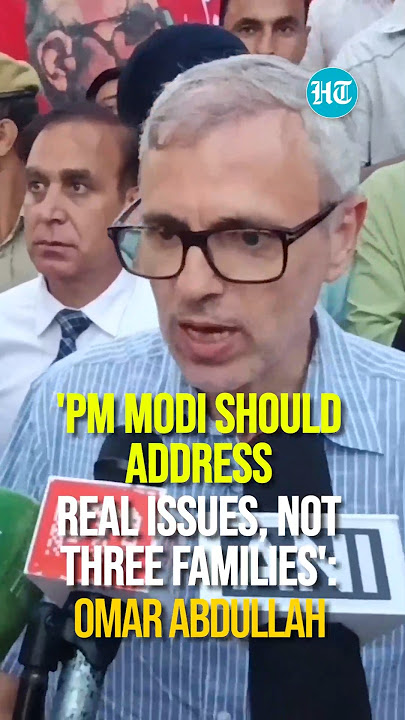 Omar Abdullah Urges PM Modi To Move Beyond 'Three Families' Rhetoric Ahead Of J&K Polls