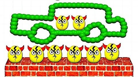 Draw To Smash VS Hide Ball Logic puzzle Game  / ASMR Gameplay / rescue game