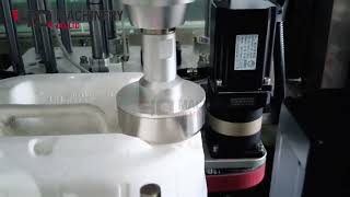 1 head cap torque machine for jerry cans|YQ lid screwing equipment for 5 gallon jug  #factory