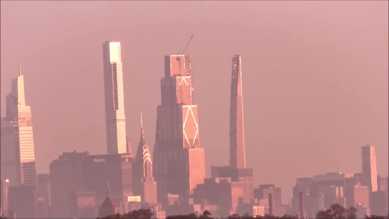 New York City Skyline Morning August 23rd, 2024.