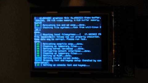 Raspberry Pi booting with ITDB02-2.4E as framebuffer console