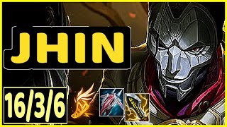 JHIN VS SIVIR - 16/3/6 KDA ADC GAMEPLAY MASTER I