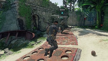 Cross Map Spawn Combat Axe on Contraband (SnD) | Call of Duty: Black Ops 4