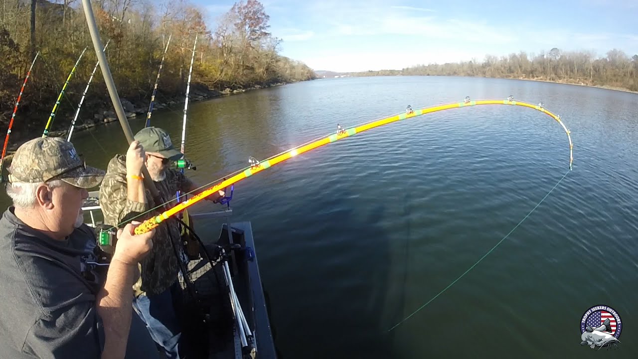 Breaking In My New Mad Katz Rods (Tennessee River Monsters) 