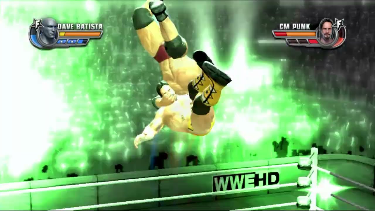 WWE ALL STARS eXtreme Rules Full Match | Batista Vs. CM Punk | PS3 Emulator | 1080p60FPS |