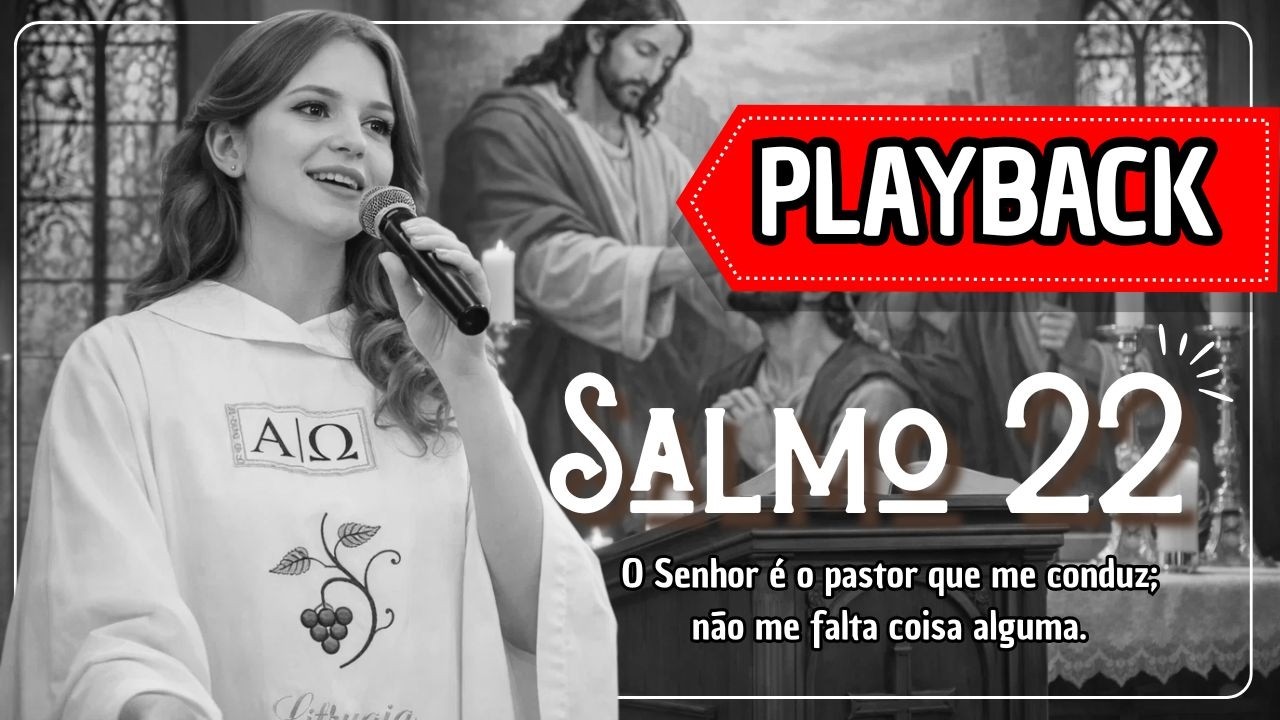 Salmo 22 [PLAYBACK] - O Senhor é o pastor que me conduz não me falta coisa alguma Fem 2